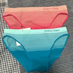 Calvin Klein pure seamless 2 pack bikini panties